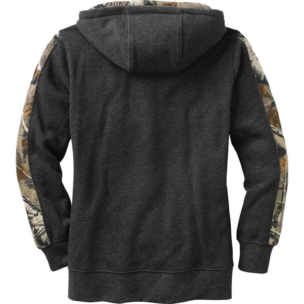 Womens Camo Hoodie Cotton Polyester Large Casual Durable Soft Fleece - Picture 2 of 4